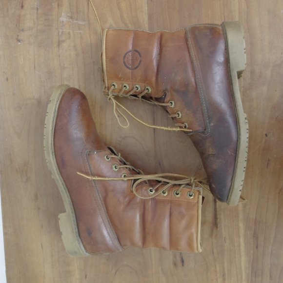 Vintage Maine USA Made Insulated Leather Boots Mens\' Size 7.5 main image 11